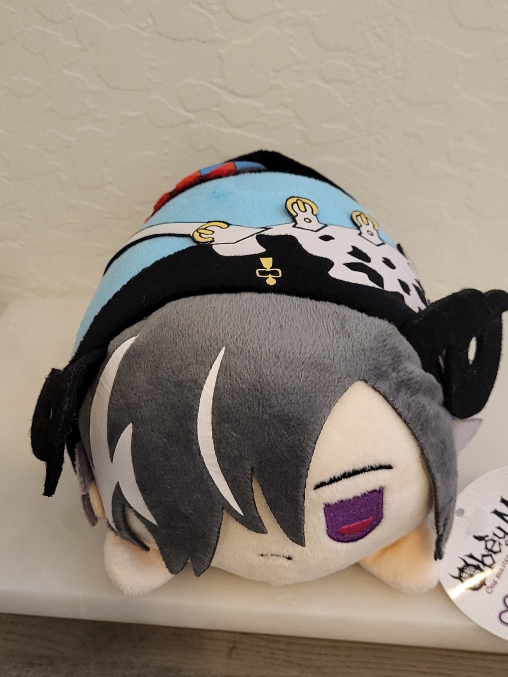 The Obey Me! Belphegor 6" Mochibi Plush from Crunchyroll NWT